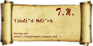 Tibád Márk névjegykártya